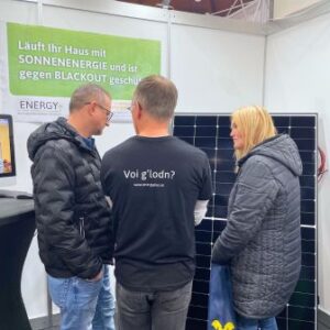 Kundenberatung auf der Mühlviertler Baumesse