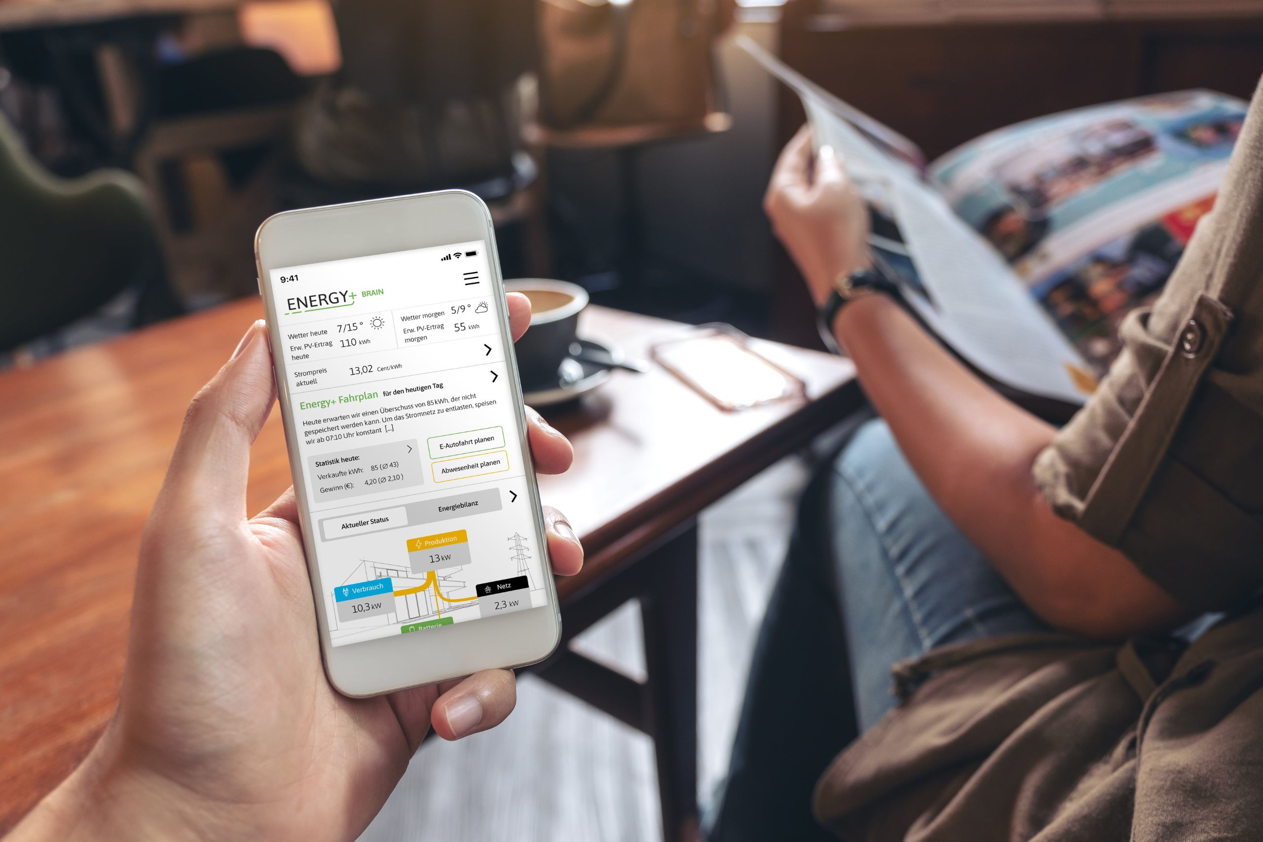 Profitieren Sie von den vielen Features des Energiemanagementsystems Brain